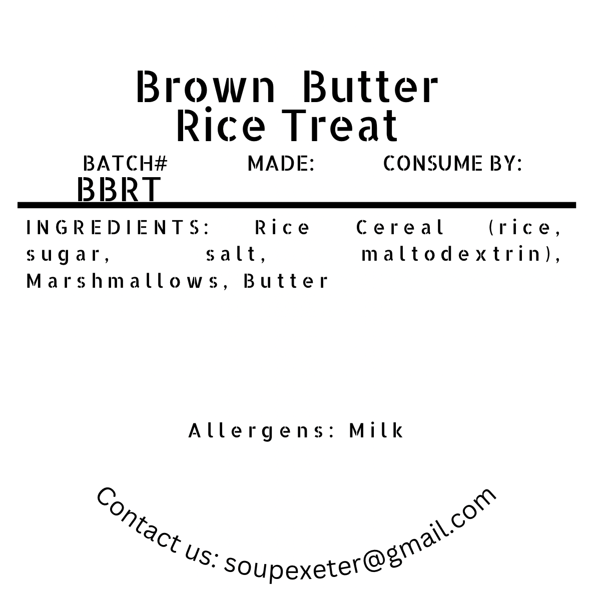 Brown Butter Rice Treats