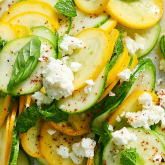 Zucchini Feta Mint Salad