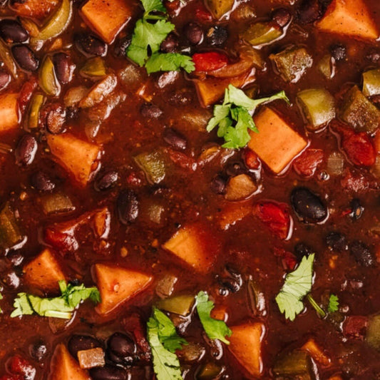 Black Bean Sweet Potato Chili (V)