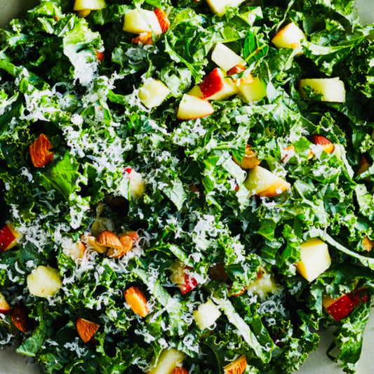 Kale Apple Cheddar Salad