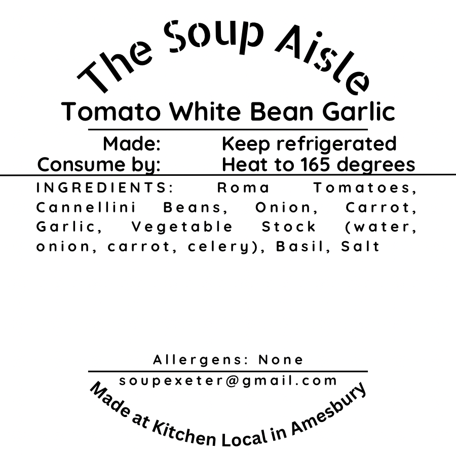 Tomato White Bean Garlic (V)